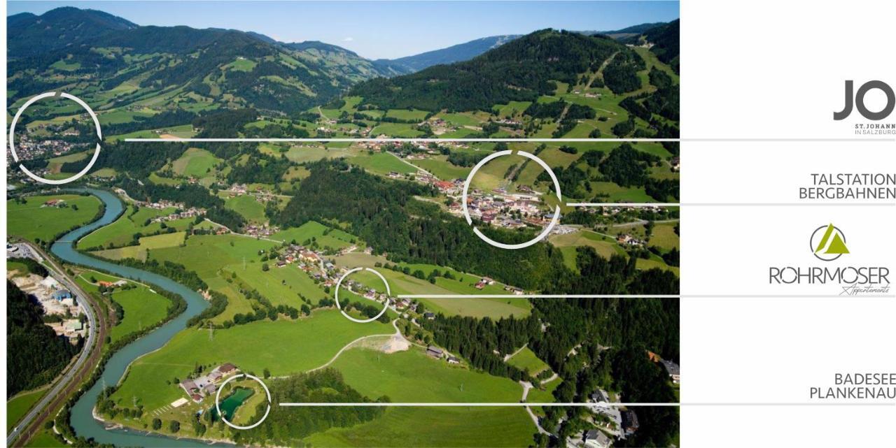 Rohrmoser Appartements Sankt Johann im Pongau Eksteriør billede